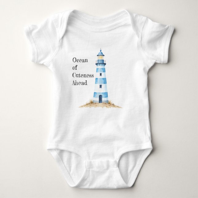 Hav av gullighet framför oss – nautiskt t shirt (Framsida)