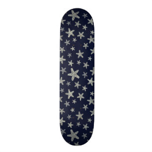 Hav av sjöstjärnamönster mini skateboard bräda 18,5 cm