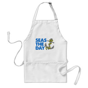 Hav dagen ankrar förklädet förkläde