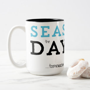 Hav dagkaffemuggen Två-Tonad mugg