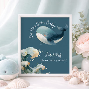 Hav dig snart valbaby shower presentkort poster