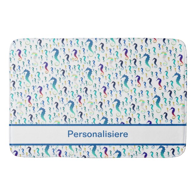 hav, djur, fisk, sjöar, färg, färglös, badrumsmatta (Framsidan)