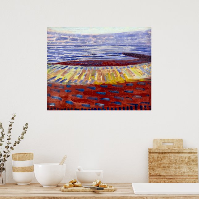 Hav efter solnedgång | Piet Mondrian | Poster (Kök)