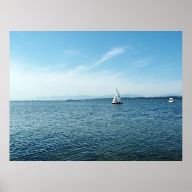 hav, fartyg och himlar poster (Framsidan)