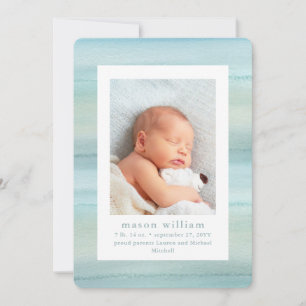 Hav Flerfotos Babys Foto Födelse Meddelande
