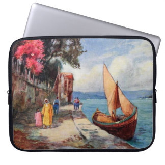 Hav för den Bosporus StraitIstanbul segelbåten Laptop Sleeve