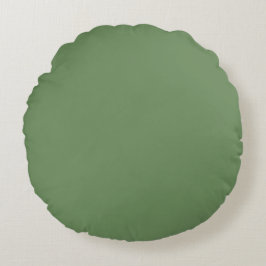 Hav Glas Grön Enfärgad Minimalistisk Design Rund Kudde