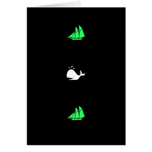 Hav Glow_Clipper - valMång--symbol Hälsningskort