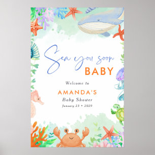 Hav Hav dig Snart Sommar Babykalas Poster