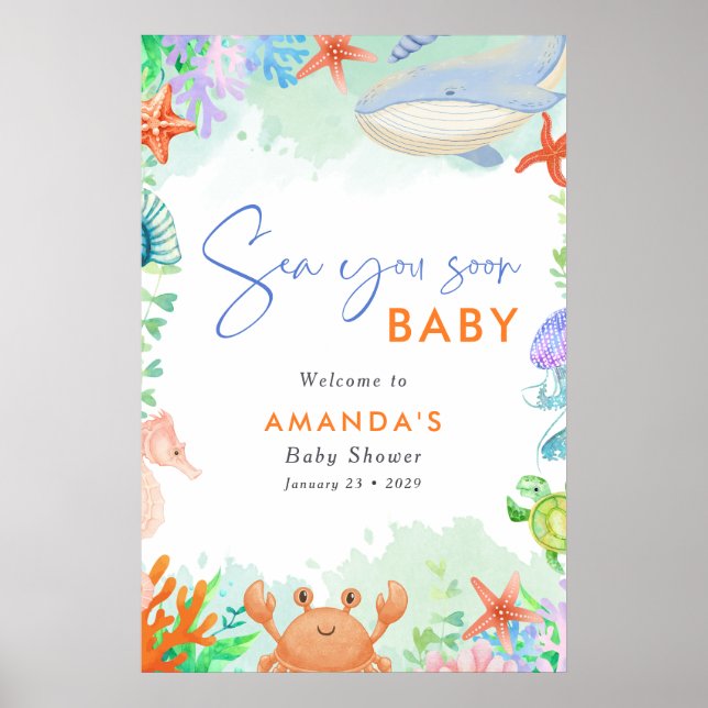 Hav Hav dig Snart Sommar Babykalas Poster (Framsidan)