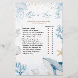 Hav Hav Ser Dig Snart Baby Shower Högre Eller Lägr
