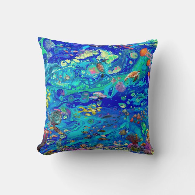 Hav kudder, stranden kudder, korallreven, kudde (Framsida)