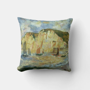 Hav och Klippor av Pierre Renoir, Vintage Fine Art Kudde