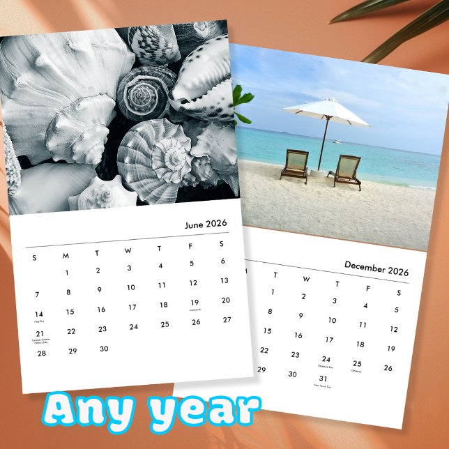 Hav och kust Foto Mall Familjevägg Kalender (Skapare uppladdad)