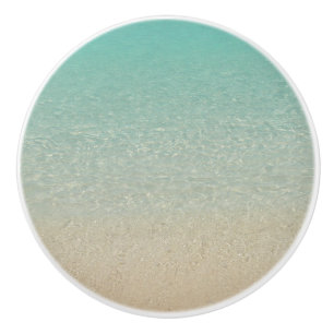 "HAV OCH SAND FÖR KLAR AQUAMARINE KARIBISKT ", KNOPP