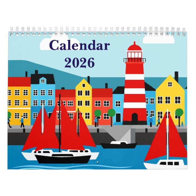 Hav och strand kalender (Omslag)