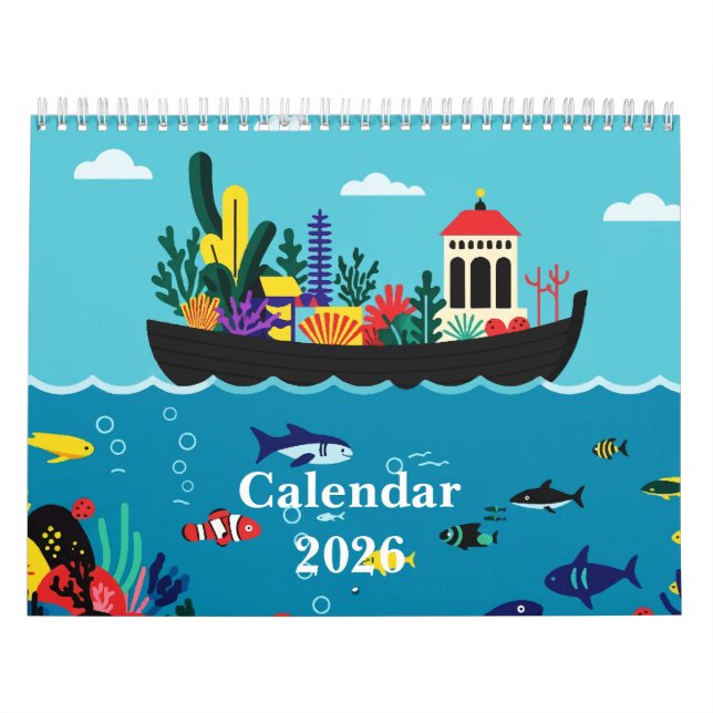 Hav och strand kalender (Omslag)