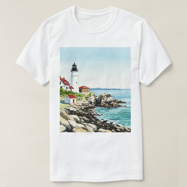 Hav och strand t shirt (Design framsida)
