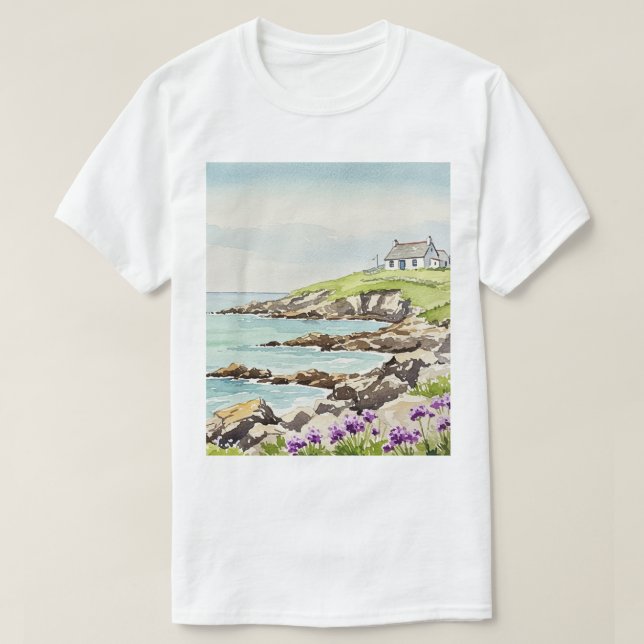 Hav och strand t shirt (Design framsida)