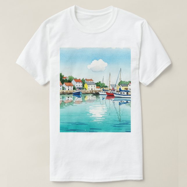Hav och strand t shirt (Design framsida)