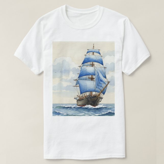 Hav och strand t shirt (Design framsida)