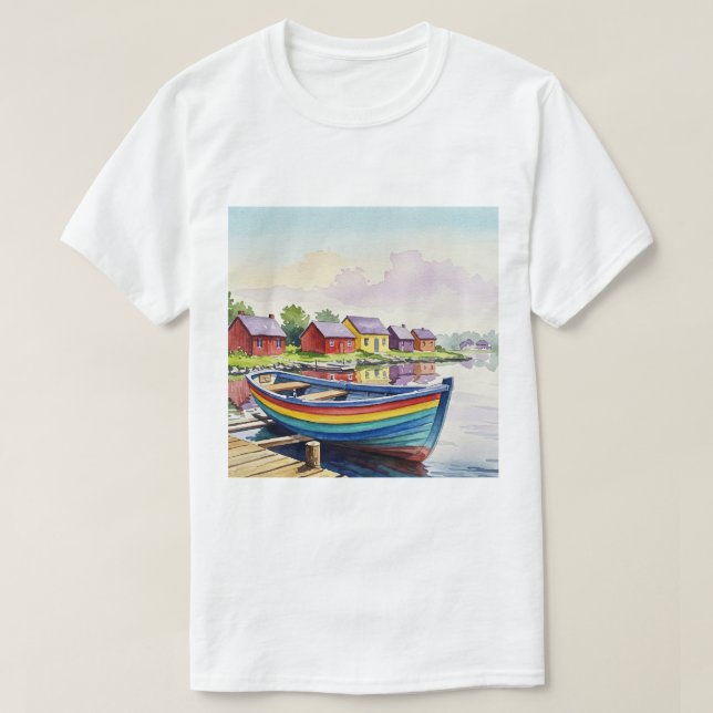 Hav och strand t shirt (Design framsida)