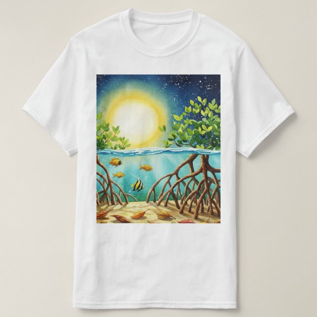 Hav och strand t shirt (Design framsida)