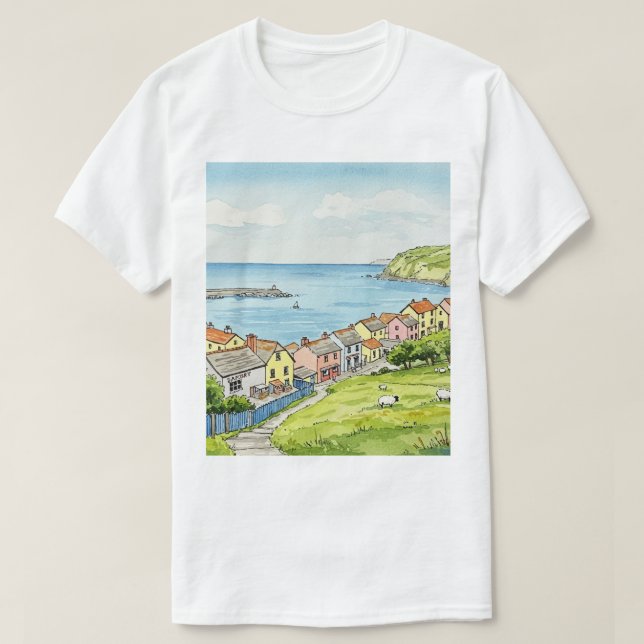 Hav och strand t shirt (Design framsida)