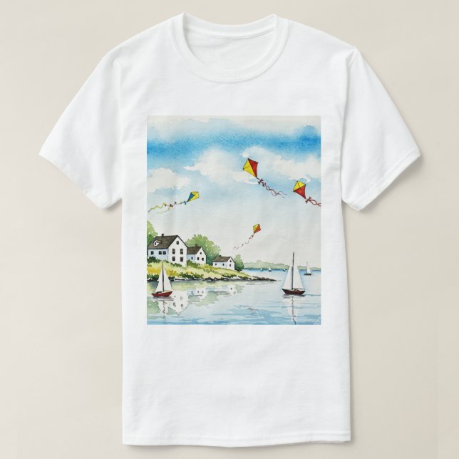 Hav och strand t shirt (Design framsida)