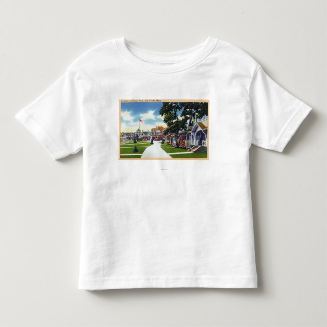 Hav parkerar stugaplats t-shirt (Framsida)