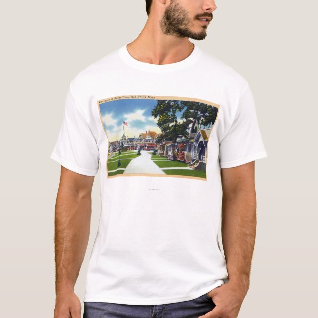 Hav parkerar stugaplats t-shirt (Framsida)
