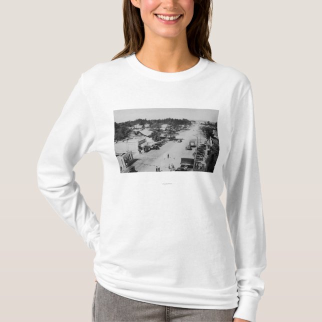Hav parkerar, WA - beskåda av stranden, gammala Tee Shirt (Framsida)
