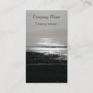 hav som är svartvitt visitkort