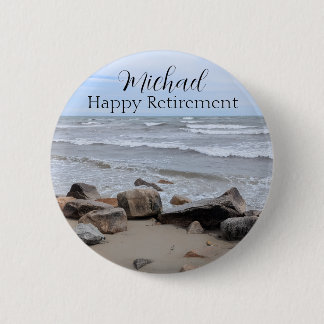 Hav Strandpromenad Beach Foto Speciellt Meddelande Knapp