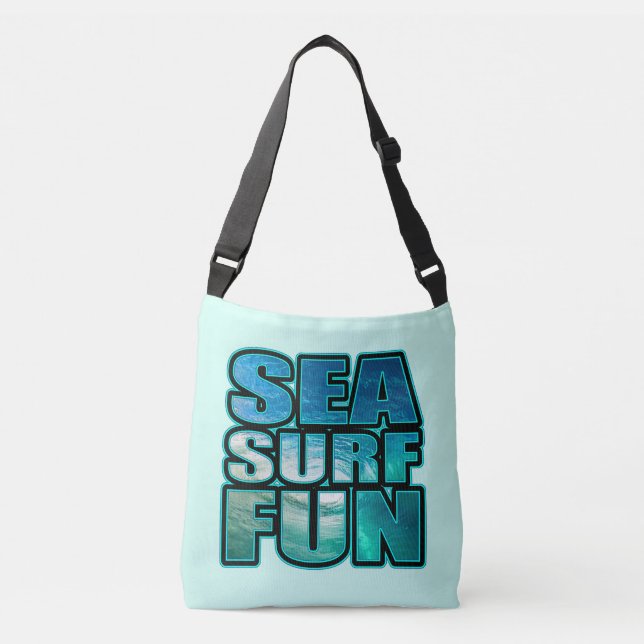 hav, surf, kul axelväska (Framsida)