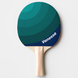 Hav Tid Cirkel Rand med Namn Pingisracket