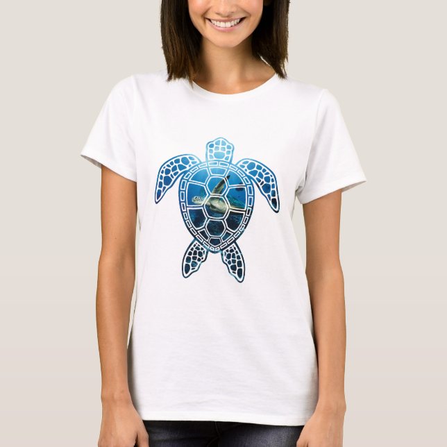 hav turtle-2 tröja (Framsida)