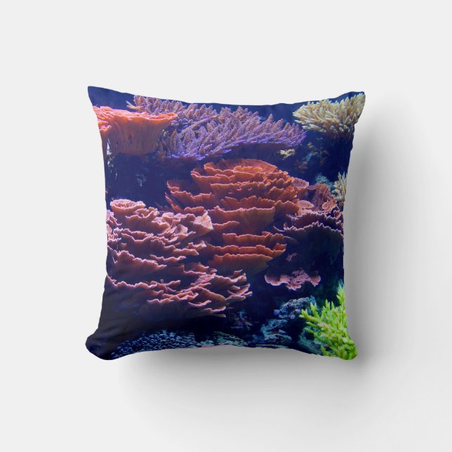 Hav under vatten, havsliv, verklig bild kudde (Framsida)