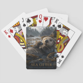 Hav utter Kelp Skog DJUR Poker Casinokort