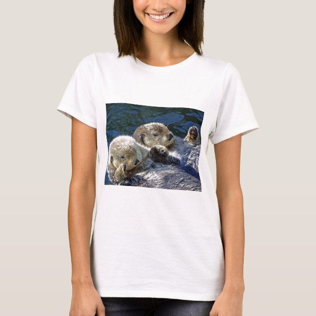 Hav-uttrar Tee Shirt (Framsida)