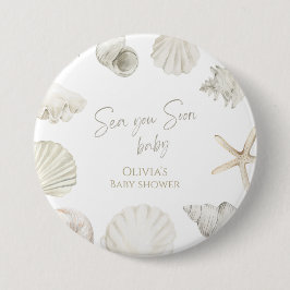 Hav vi ses snart baby shower knapp