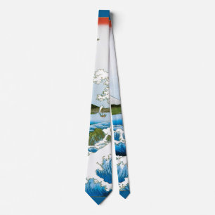 Hav vid Satta i Suruga-provinsen av Ando Hiroshige Slips