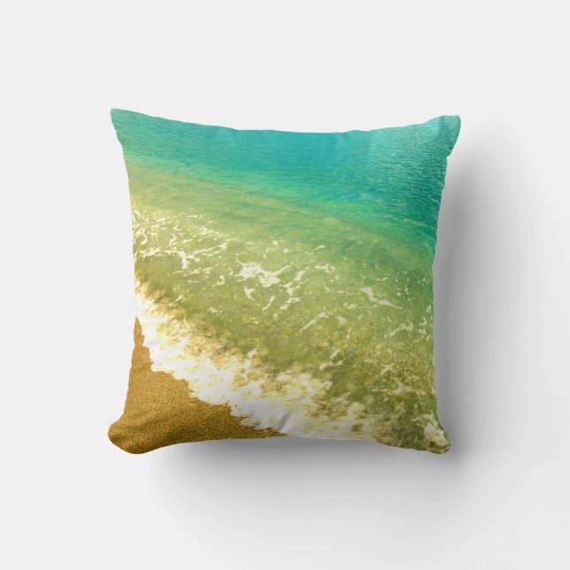 Hav vinkar gröna Seafoam kudder Kudde (Framsida)