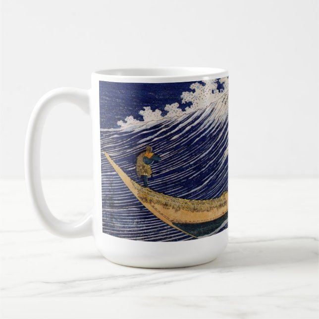 Hav vinkar vid Katsushika Hokusai Kaffemugg (Vänster)