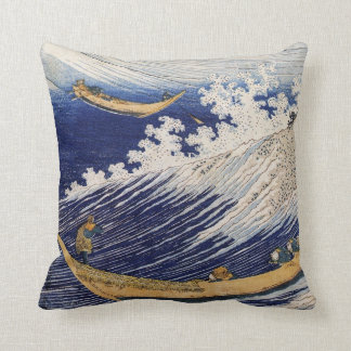 Hav vinkar vid Katsushika Hokusai Kudde