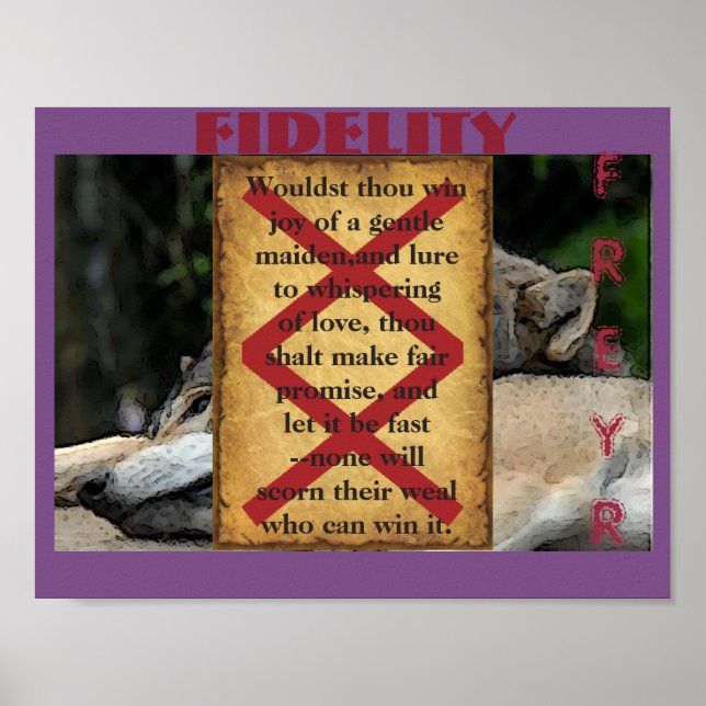 Havamal Fidelity Poster (Framsidan)