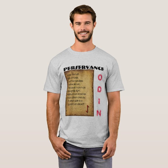 Havamal Perserverance T-shirt (Hel framsida)