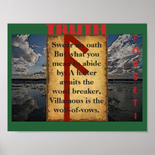 Havamal sanning poster