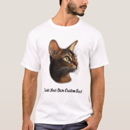 Havana Brown Katt Skapa din egen anpassade text  T Shirt
