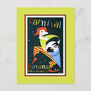Havana Carnival 1952 Vykort